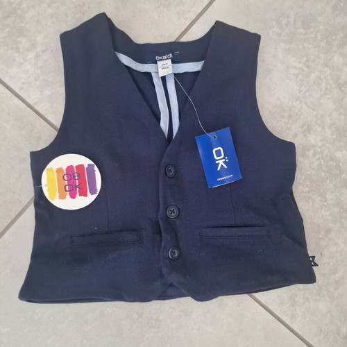 Vest with shirt new, size 98 by Okaidi