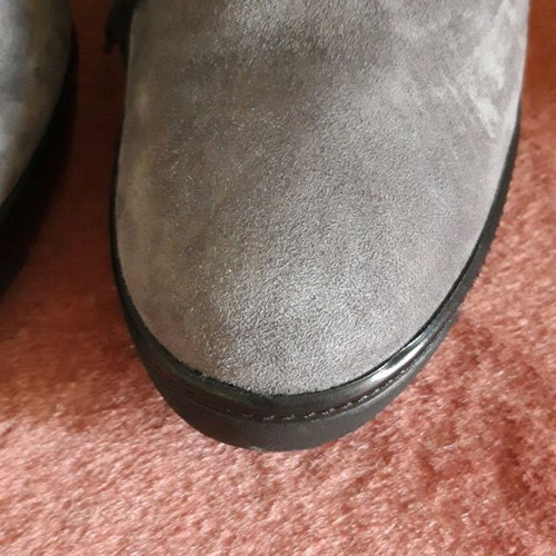 Hogan shoes grey suede like new, size 37