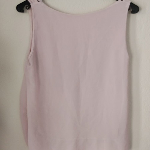 Sleeveless top pink used, airy and versatile