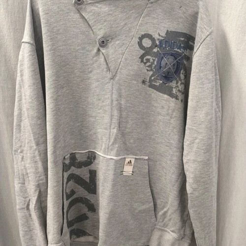 Adidas Originals vintage style hoodie L used, gray melange