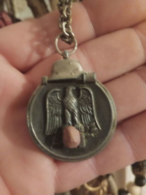 Eastern Front Medal with chain, like new