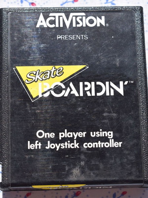 Skate Boardin' Atari 2600 used, sports video game
