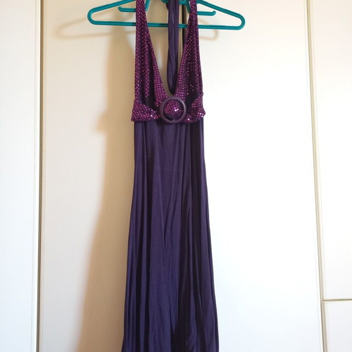 Purple Mini Backless Dress like new, size S