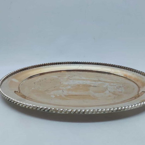Argente silver-plated serving tray used 28x37cm