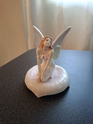 Porcelain fairy figurine 10cm used, decorative