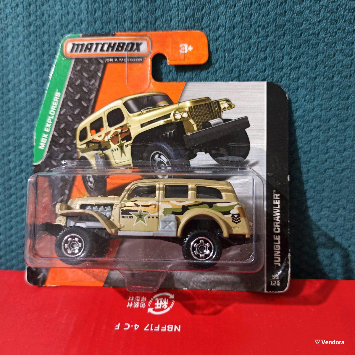 Matchbox Jungle Crawler Customisé - Style Mad Max, Unique, échelle 1/64, Gris, Par D.M