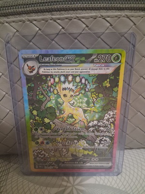 Leafeon EX Prismatic Evolution карта ново състояние