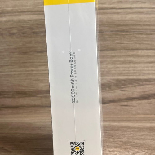 Awei C03 20000mAh Power Bank with Built-in Cables, 45W Fast Charging