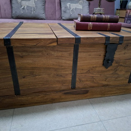 Coffee table trunk used