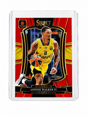 Lonnie Walker Euroleague Select 2025-26 card like new, Maccabi Tel Aviv