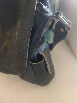 Leather bag La Redoute like new, 37x25 cm, black