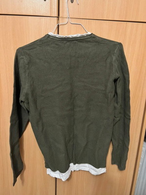 Pull & Bear khaki pullover like new, size L