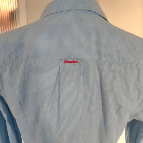 Gaastra women's shirt in blue check, size L, like new