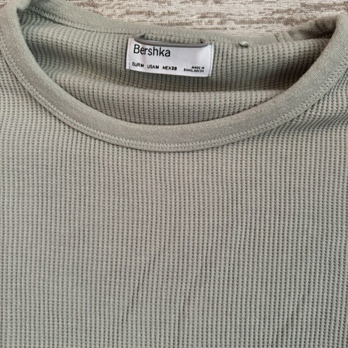 Bershka men's t-shirt turquoise size M like new