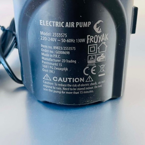 FROYAK Electric Air Pump new, high pressure 500L/min