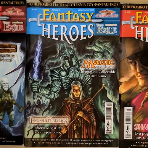Fantasy Heroes comic like new, Greek volumes and issues