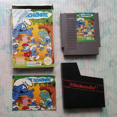 Nintendo NES The Smurfs die Schlümpfe used Pal B