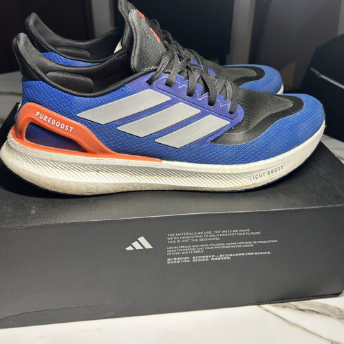 Adidas Pureboost running shoes size 47 1/3, blue