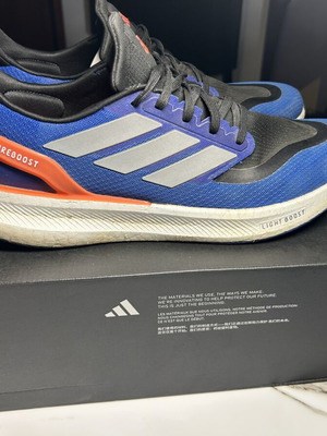 Adidas Pureboost running shoes size 47 1/3, blue