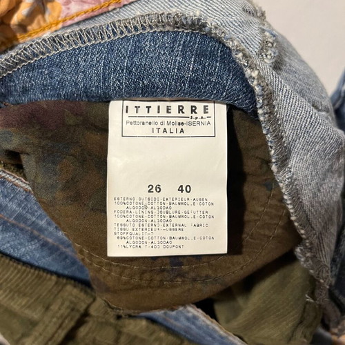 Dolce & Gabbana Vintage Love Affair Y2K Double Waist Corduroy Denim Shorts size 40 used