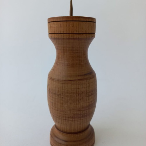 Set of 2 handmade wooden candlesticks like new