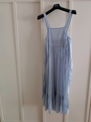 H&M cotton dress light blue fine like new