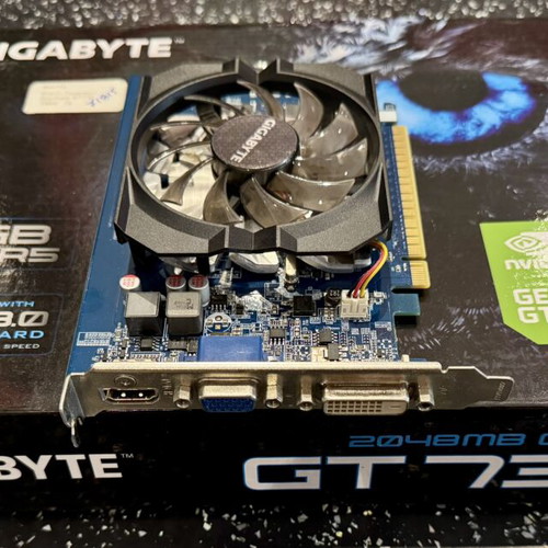 Gigabyte GeForce GT 730 2GB GDDR5 graphics card like new