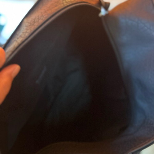 Голяма кожена дамска чанта Primark в чудесно състояние, черна