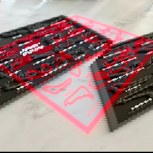 Λίστα Αγώνων 2026 Formula 1 Επιτοίχιο Ημερολόγιο Made-to-Order