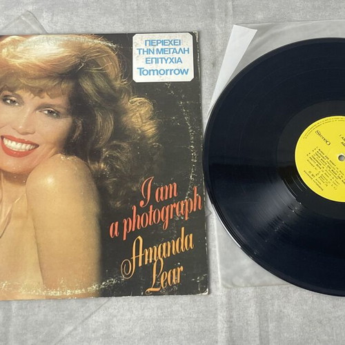 Amanda Lear I Am a Photograph LP 1977 Greek pressing used