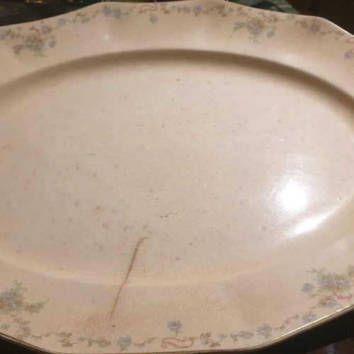 English porcelain platter vintage Johnson Bros like new