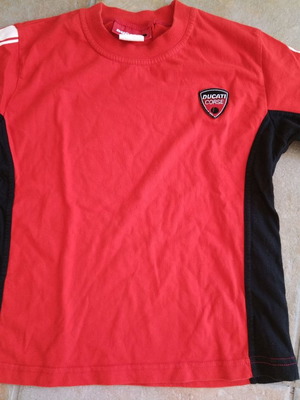 Ducati t-shirt used for ages 4-6