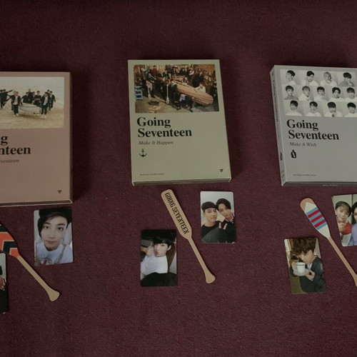 Going Seventeen Kpop album with CD and photocards