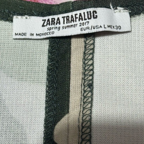 Zara camouflage dress like new, size L