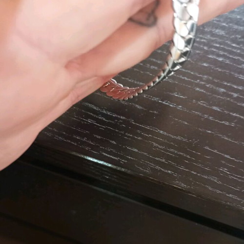 Unisex hand chain new, silver