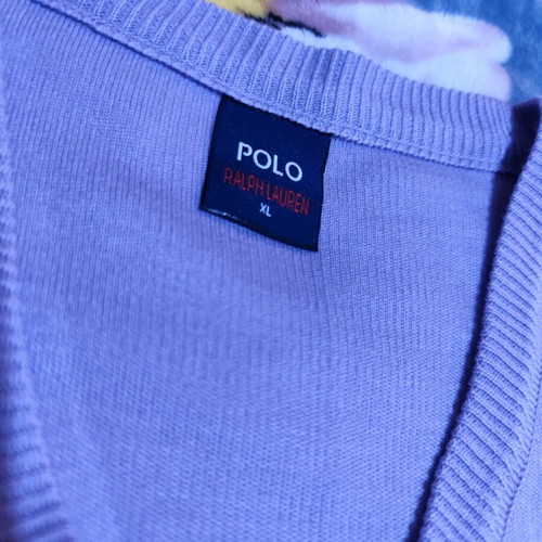 Polo purple men's pullover size XL like new