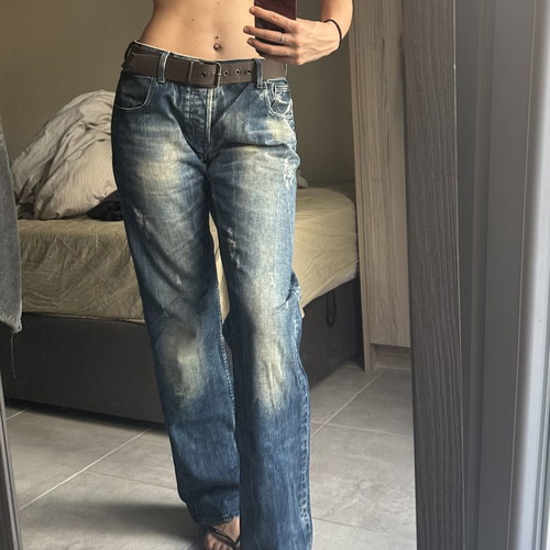 Low Rise Blue Denim Jeans Like New