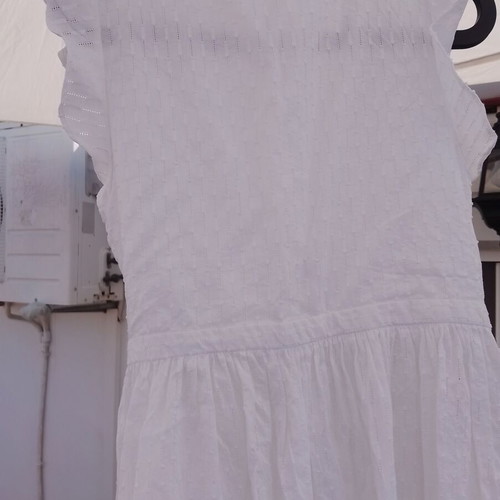 &Other Stories White Cotton Wrap Dress Like New, Size L