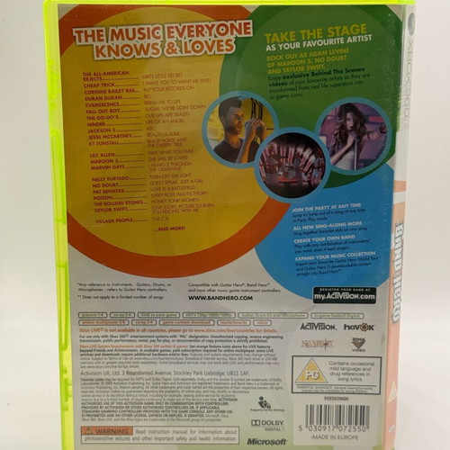 Band Hero Xbox 360 used video game