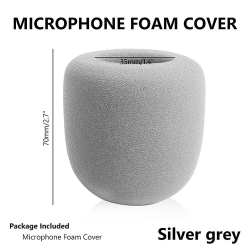 Microphone Windshield Sponge pop filter new, gray