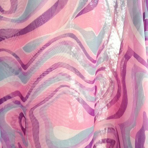 Asymmetric tunic poncho one size S-XL, brand new, retro psychedelic print
