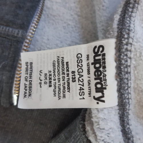 Superdry hoodie, grey, women's sizes S and M