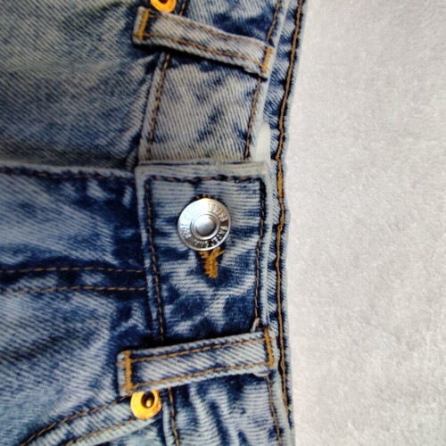 Mango Mom Fit Denim Shorts like new, size XS, blue