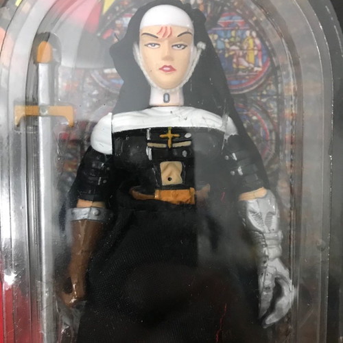 Warrior Nun Areala figure used from Ben Dunn and Antarctic Press
