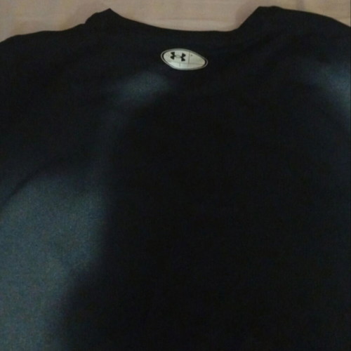 Under Armour Gym Long Compression Shirt like new, black and white, size L