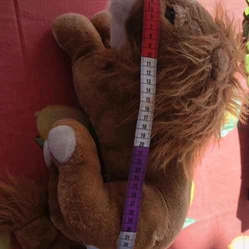 Stuffed animal lion medium sized like new