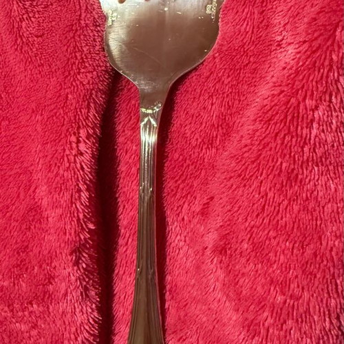 Christofle vintage silver plated large serving fork used