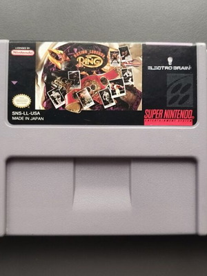 Nintendo SNES Boxing Legends Of The Ring used NTSC