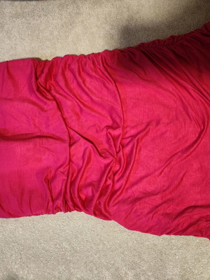 Strapless top used, size M, pink
