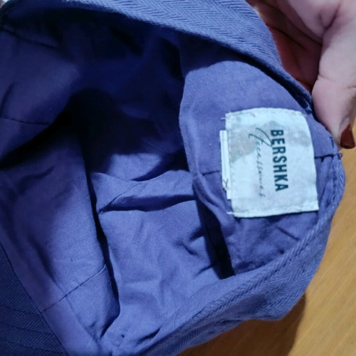 Bershka hat autumn like new, purple size 54